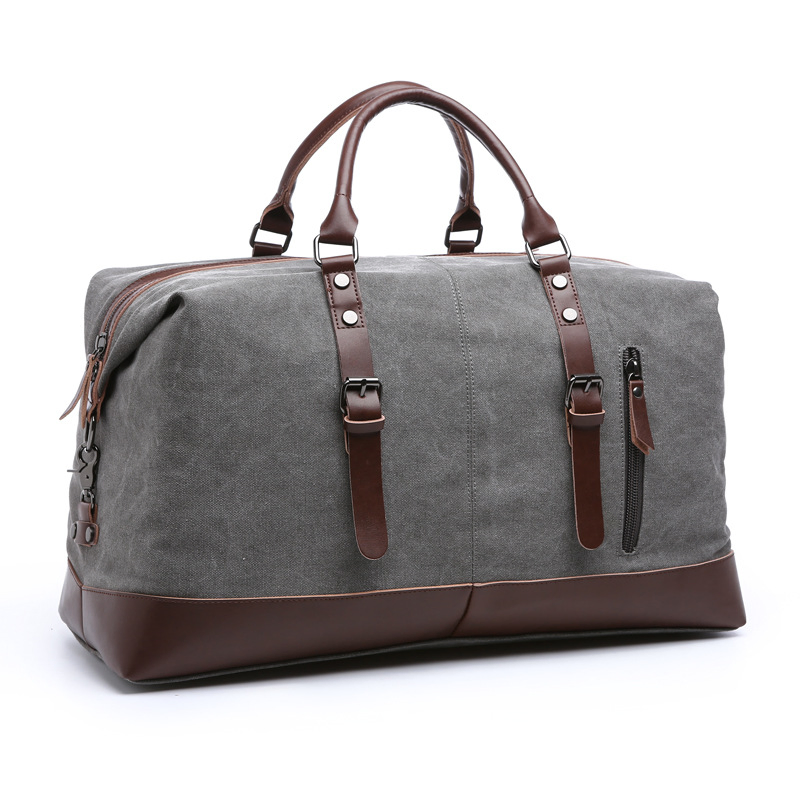 Outdoor Casual Travel Canvas Luggage Travelling Duffel Duffle Shoulder Handbag Bag