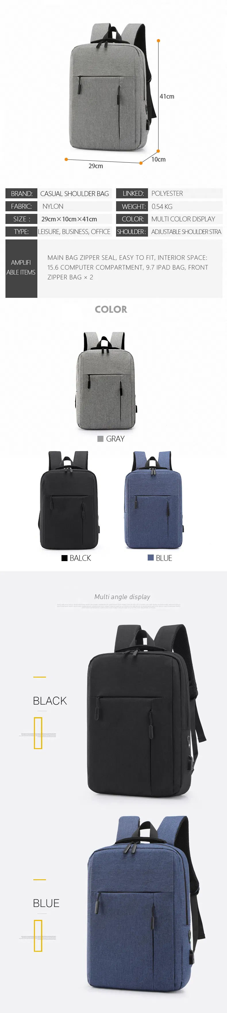 Travel Backpack Detail 4