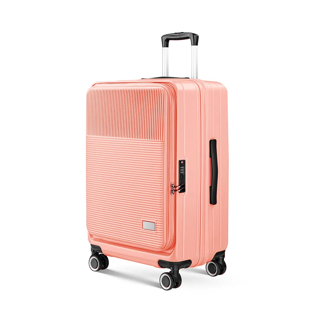 Front Opening Replica Wheeled Fashion Business Smart Luxury Hard Travel Trolley Luggage
