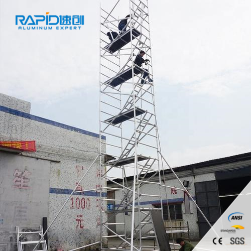 Aluminum Modular Movable Scaffolding Slab Prop Shore Formwork Mobile Tower Building System