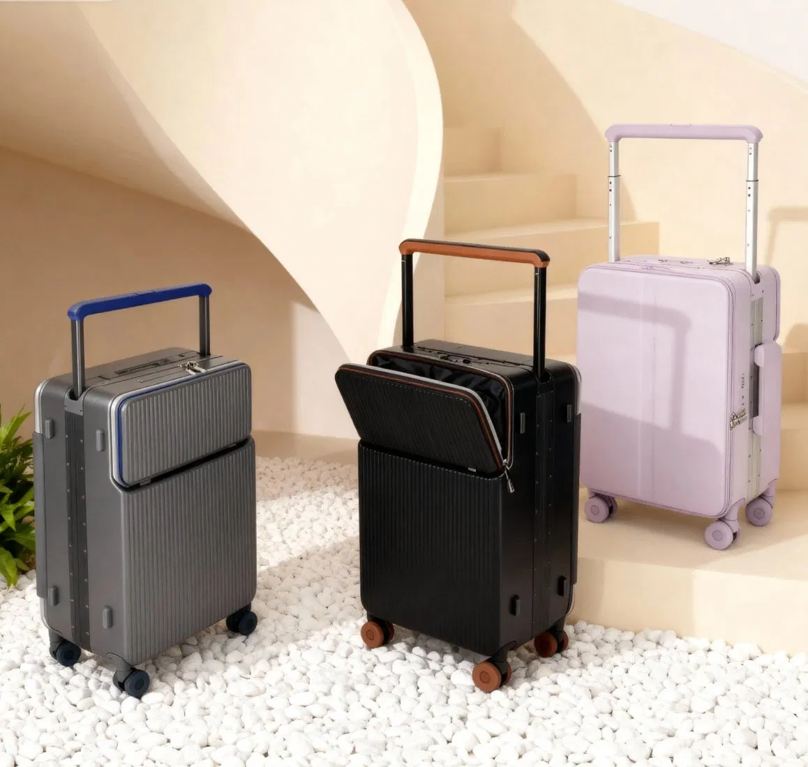 Airline Approved Cabin Bag Wide Comfort Grip Handle Front Easy Access for Essentials Deep Main Compartment Compact Carry on