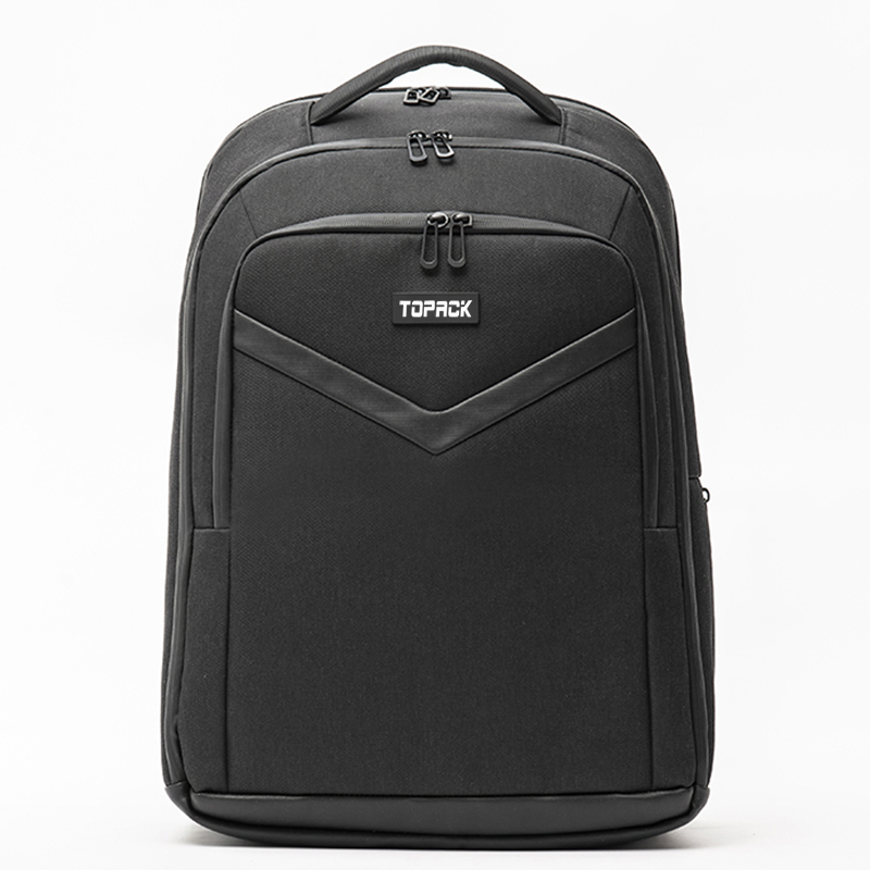 Black Business Backpack Large Capacity Travel Bag Simple Laptop Backpack Durable Backpack Versatile Commuter Bag Briefcase Computer Bag Series