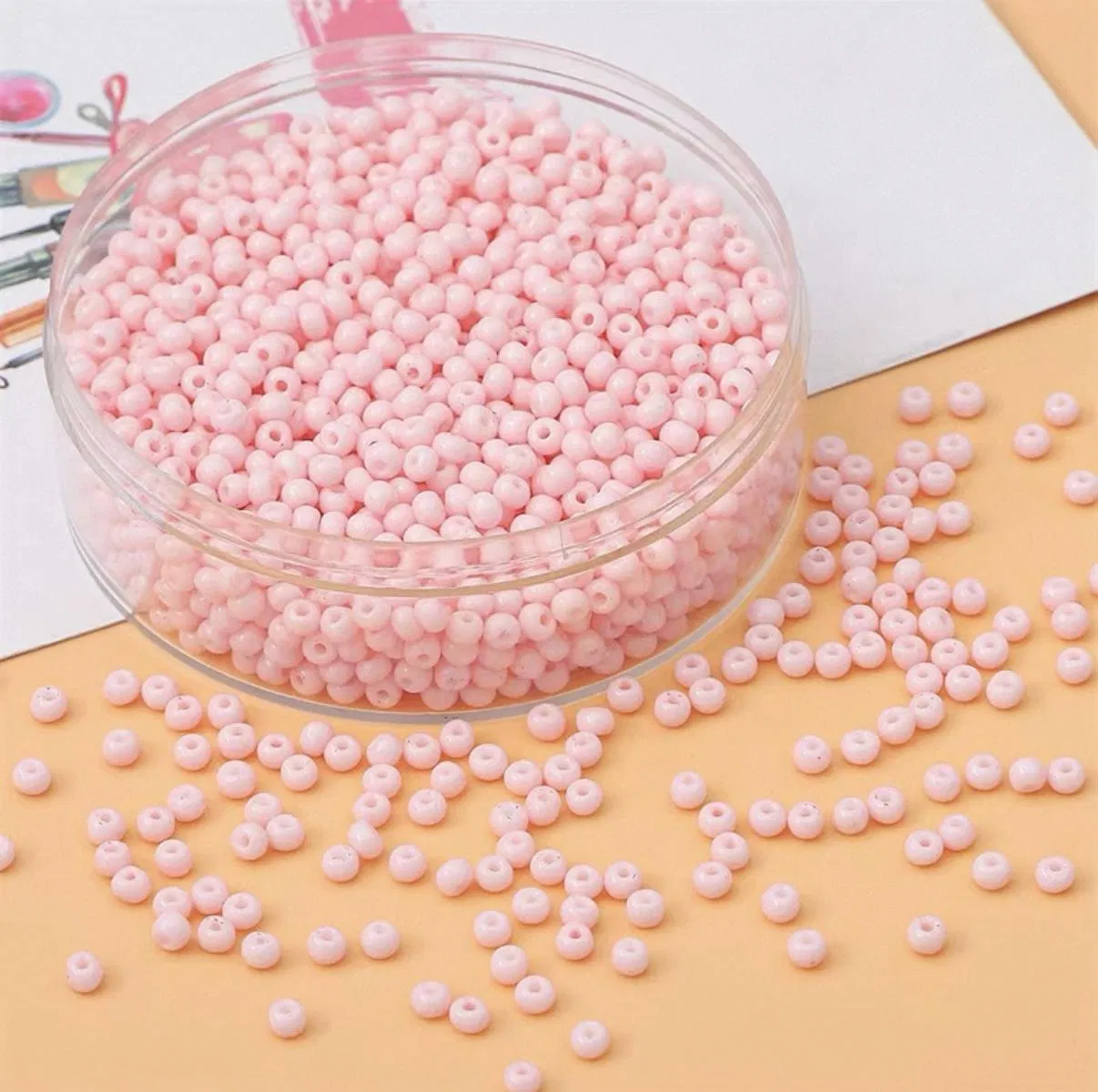 High Quality Opaque Glass Beads - Round Hole 25kg Supply Available