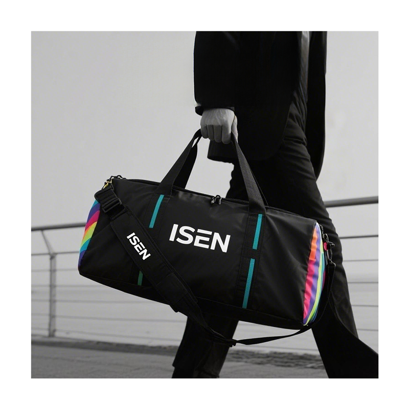 Factory Wholesale OEM ODM Custom Sport Duffel Bag Polyester Weekender Overnight Travel Bag Carry on Storage