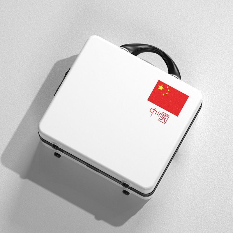 Trendy Ladies' Cosmetic Bags - Durable ABS+PC Handbag Collection