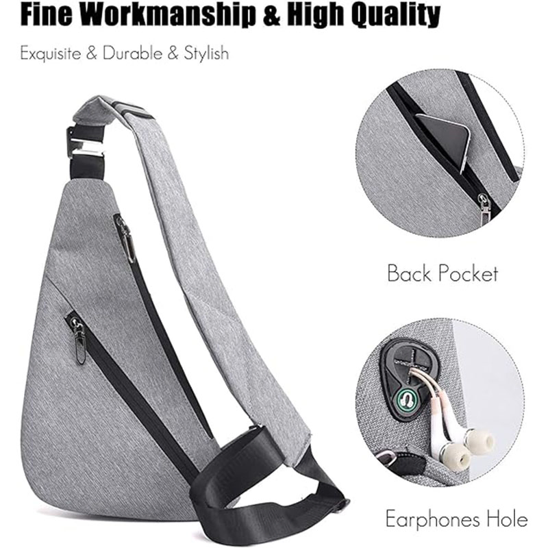 Lightweight Chest Shoulder Bag for Travel Hiking