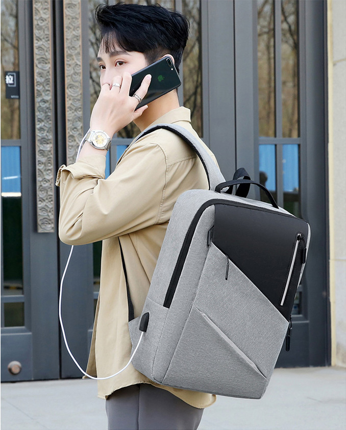 Custom Business Waterproof School Laptop Bags Pack Supplier USB Charging Travel Mochilas Women Men Smart Travel Backpack for Men
