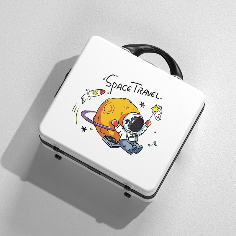 Trendy Ladies' Cosmetic Bags - Durable ABS+PC Handbag Collection