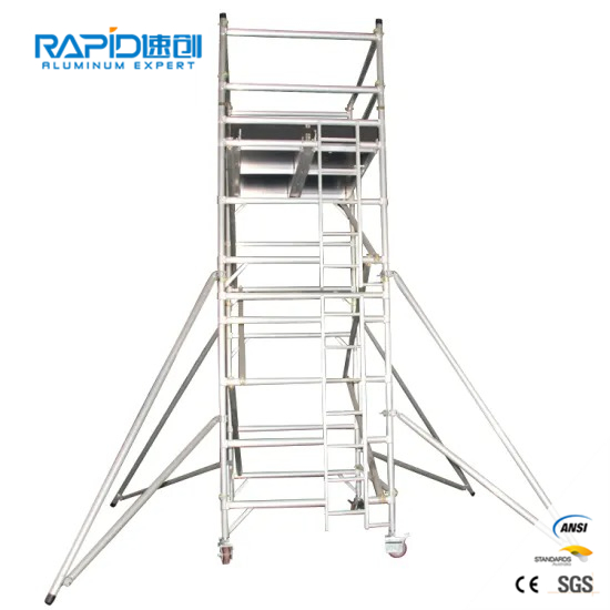 Aluminum Modular Movable Scaffolding Slab Prop Shore Formwork Mobile Tower Building System
