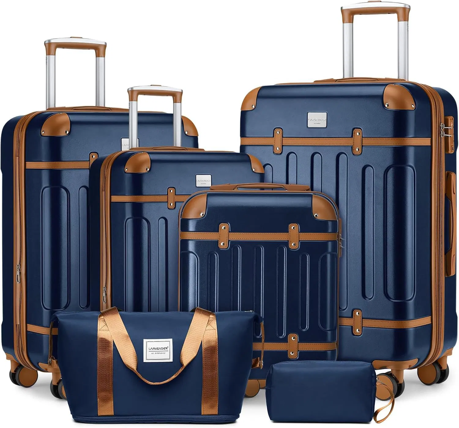 360 Spinner Wheels Combination Lock Water-Resistant Resilient Suitcase Wheeled Fashion Business ABS Hard Shell Trolley Travel Luggage