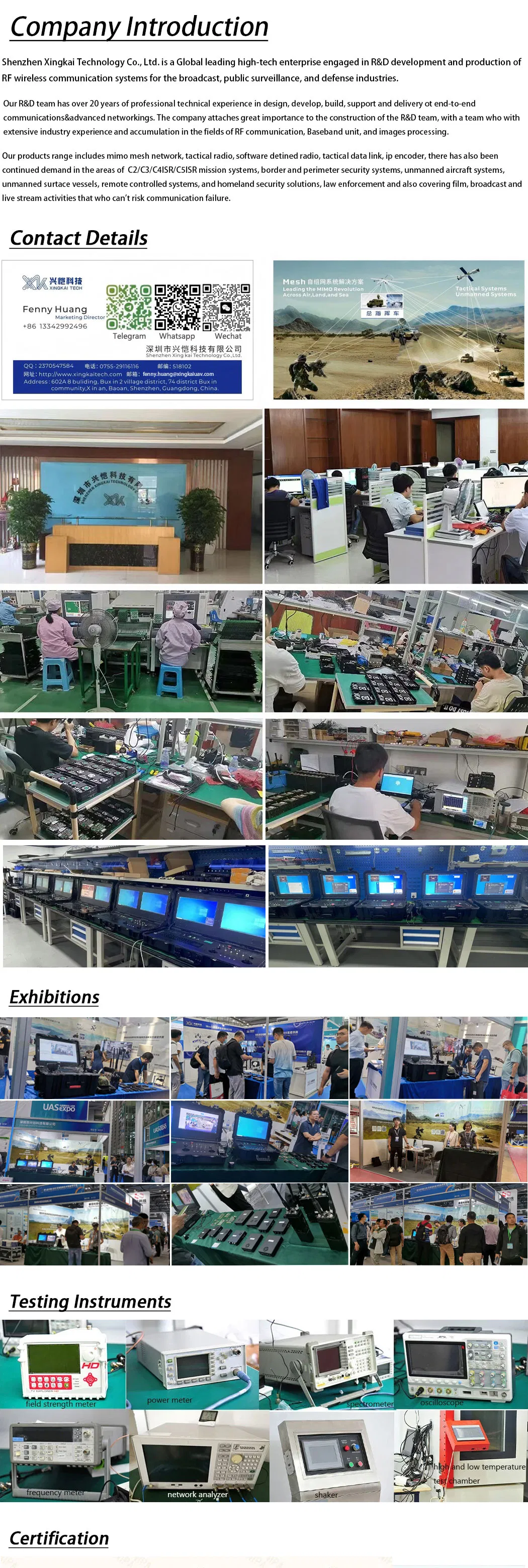 Product Specification Details