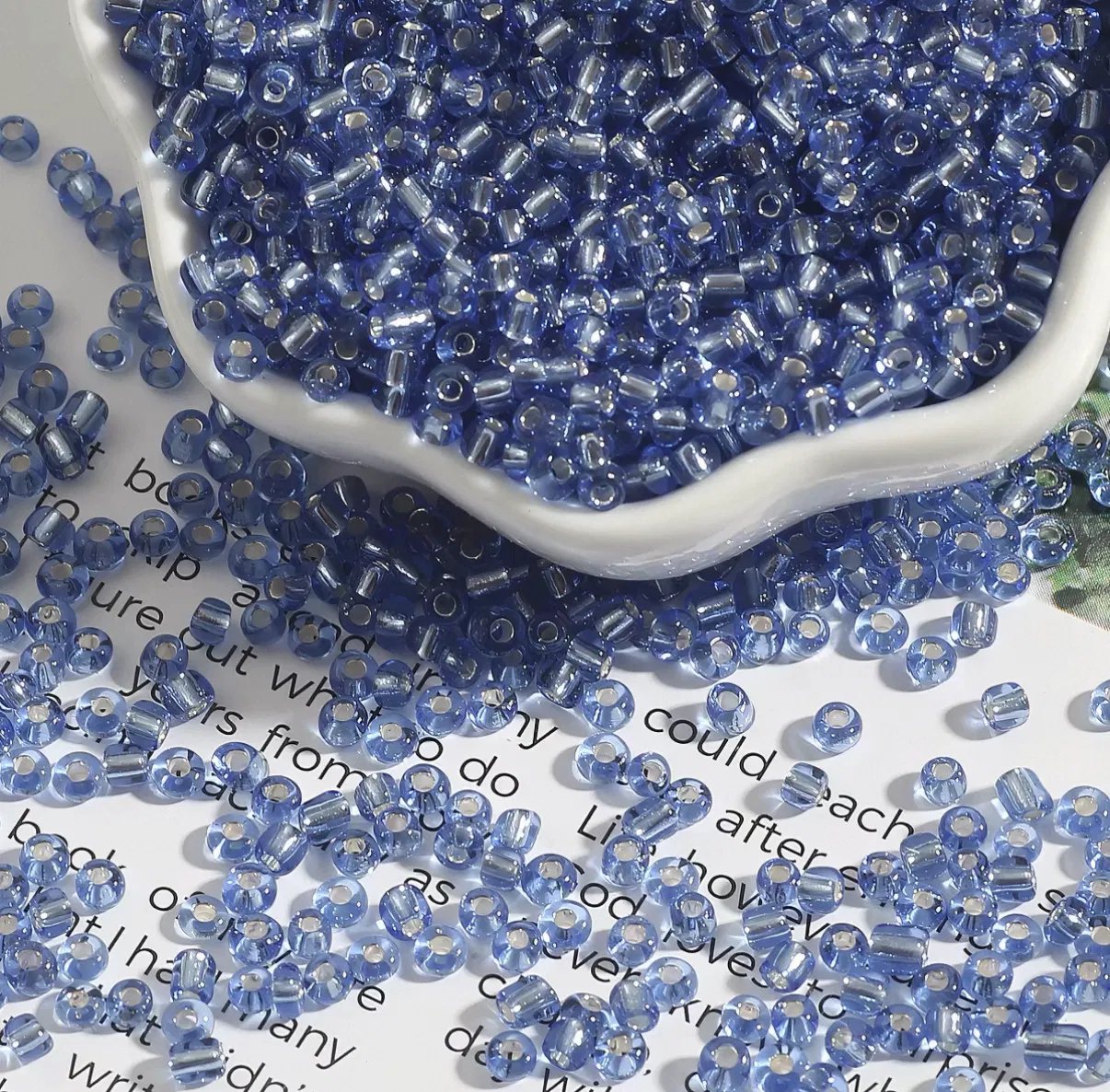 High Quality Crystal Glass Beads for Embroidery and DIY Projects