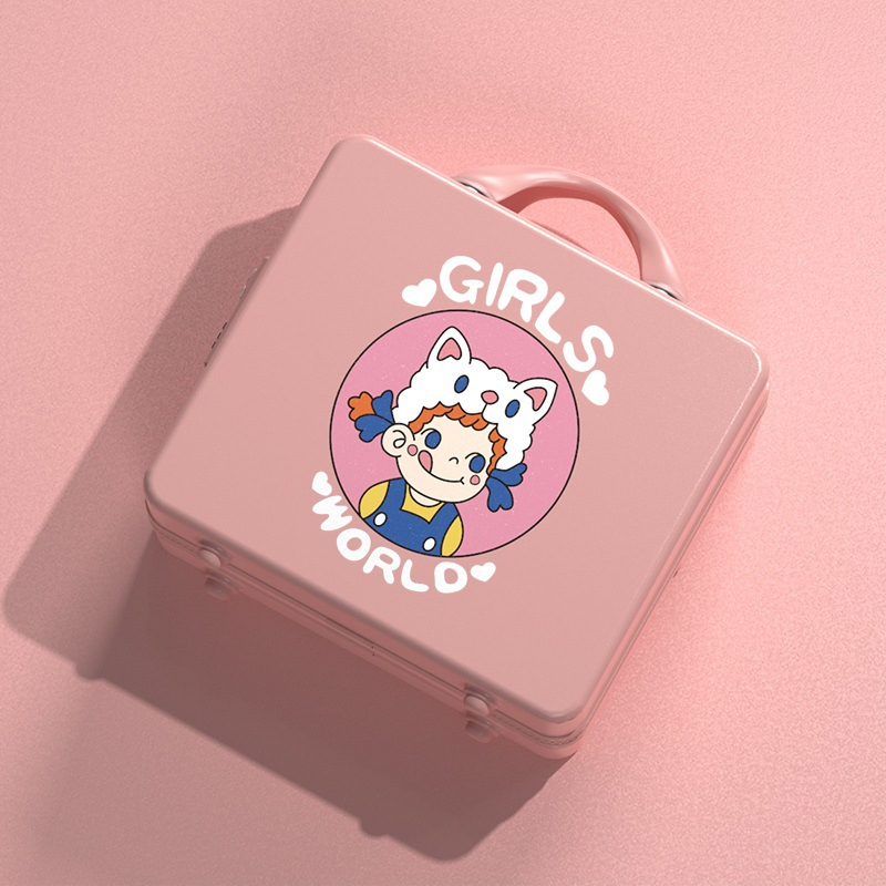 Trendy Ladies' Cosmetic Bags - Durable ABS+PC Handbag Collection