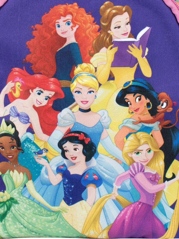 Large-Capacity Oxford Cloth School Backpack Princess Series Daily Backpack for Girls