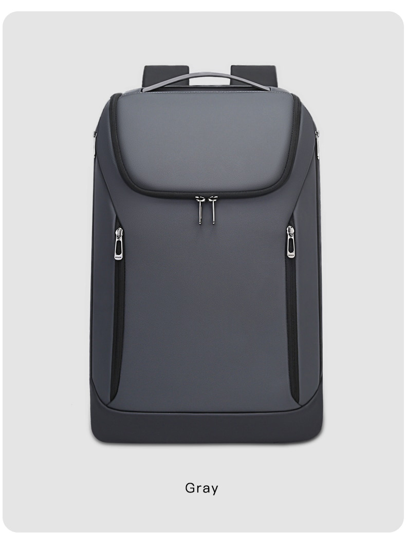 Fashion Men Women Travel Business Smart Waterproof Laptop Backpack with USB Charging Port