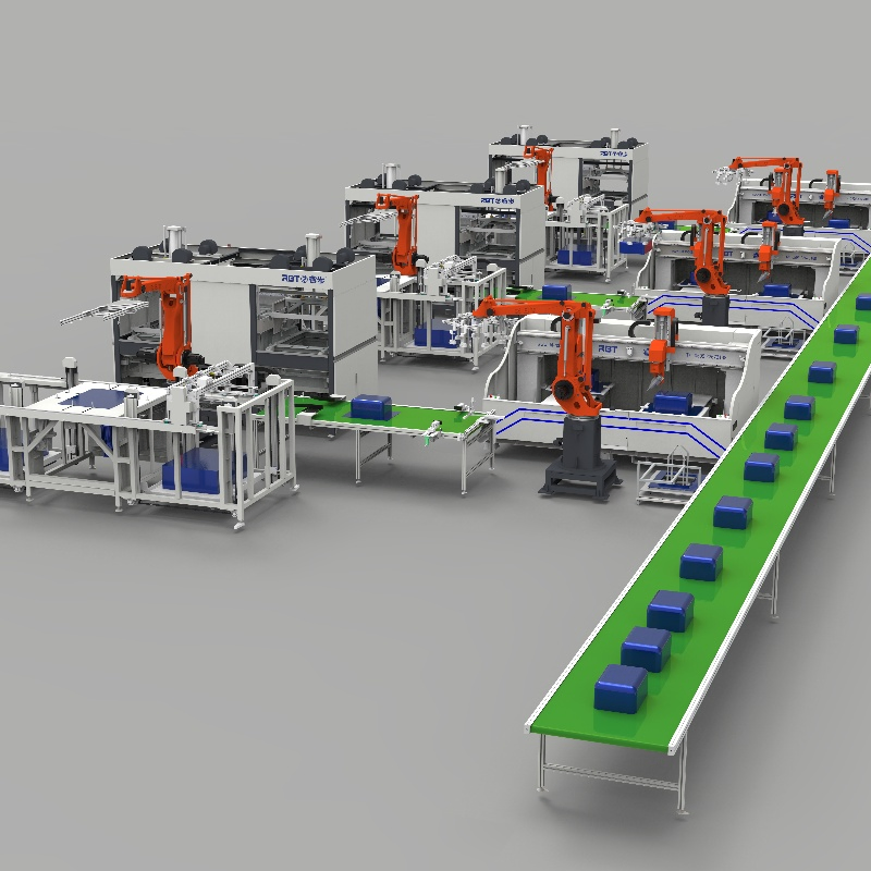 Luggage Hard Shell Intelligent Forming and Trimming Production Line Machine