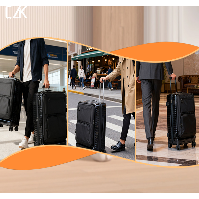 Airline Approved Cabin Bag Glossy Oxford Exterior Quick Access Front Pockets Compact Design Carry on