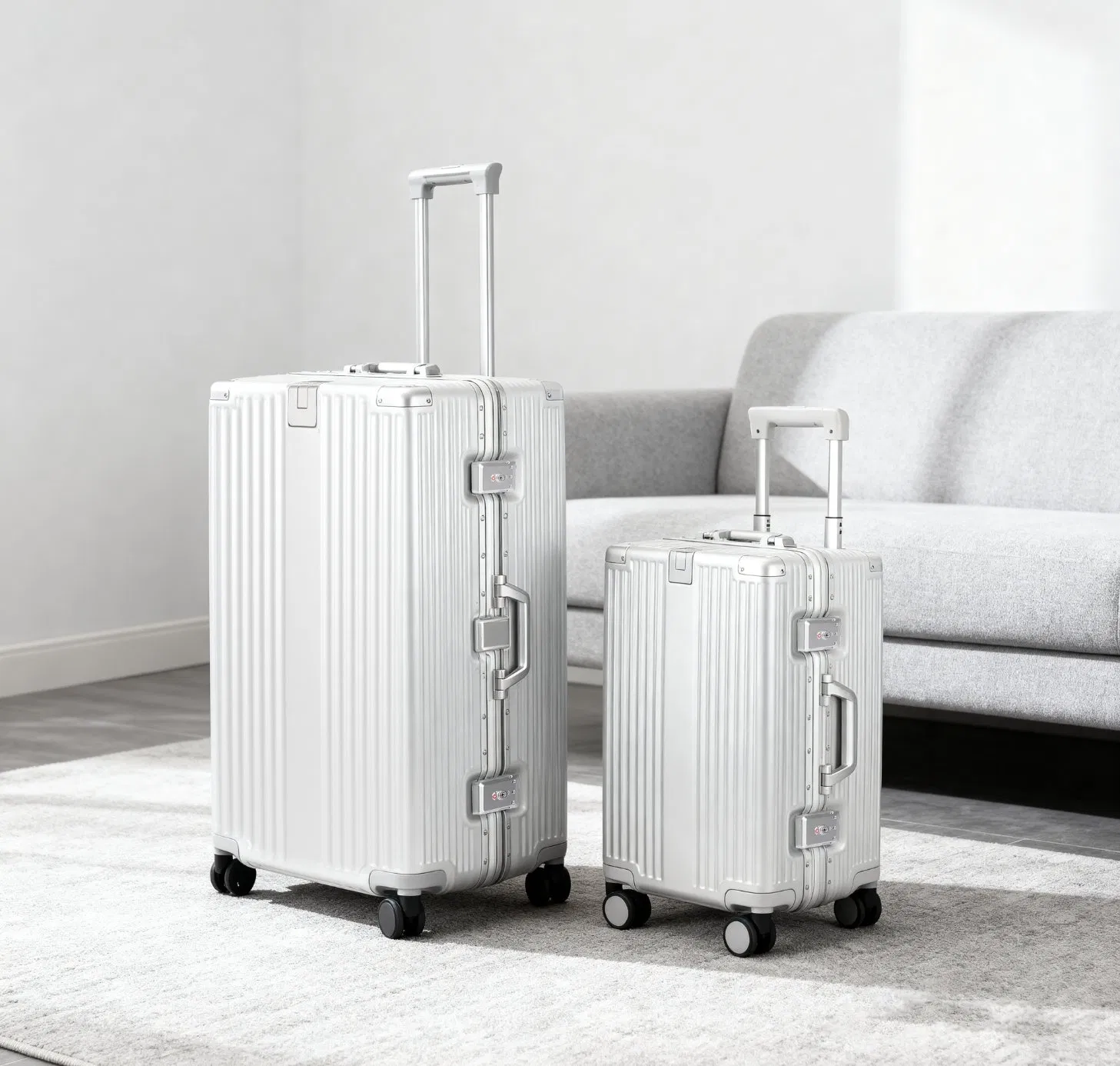 Airline Approved Cabin Bag Metallic Texture Lightweight Design Carry on