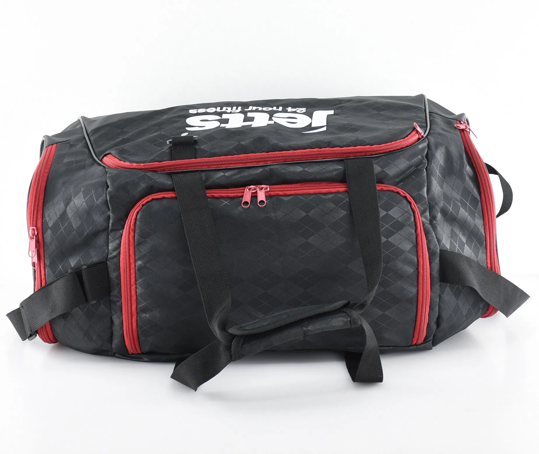 Nylon Sport Gym Duffel Duffle Travel Bag with Shoes Compartment for Fitness