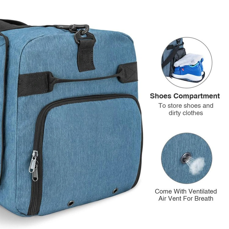 Foldable Sports Gym Travel Duffel Bag Water Resistant Luggage Duffel Bag