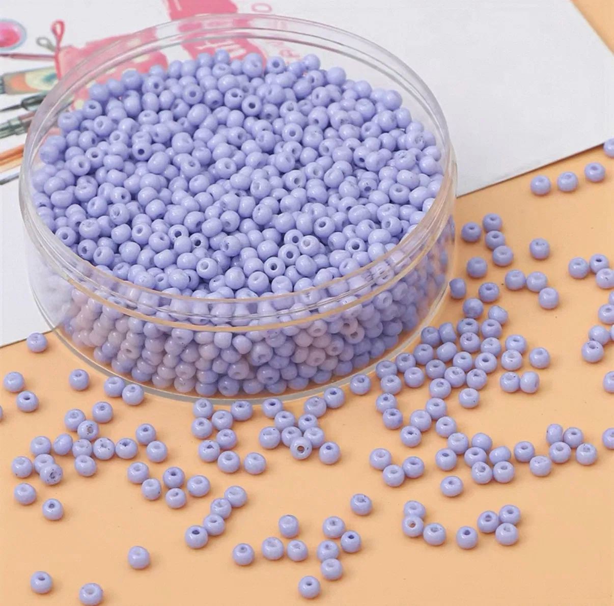 High Quality Opaque Glass Beads - Round Hole 25kg Supply Available