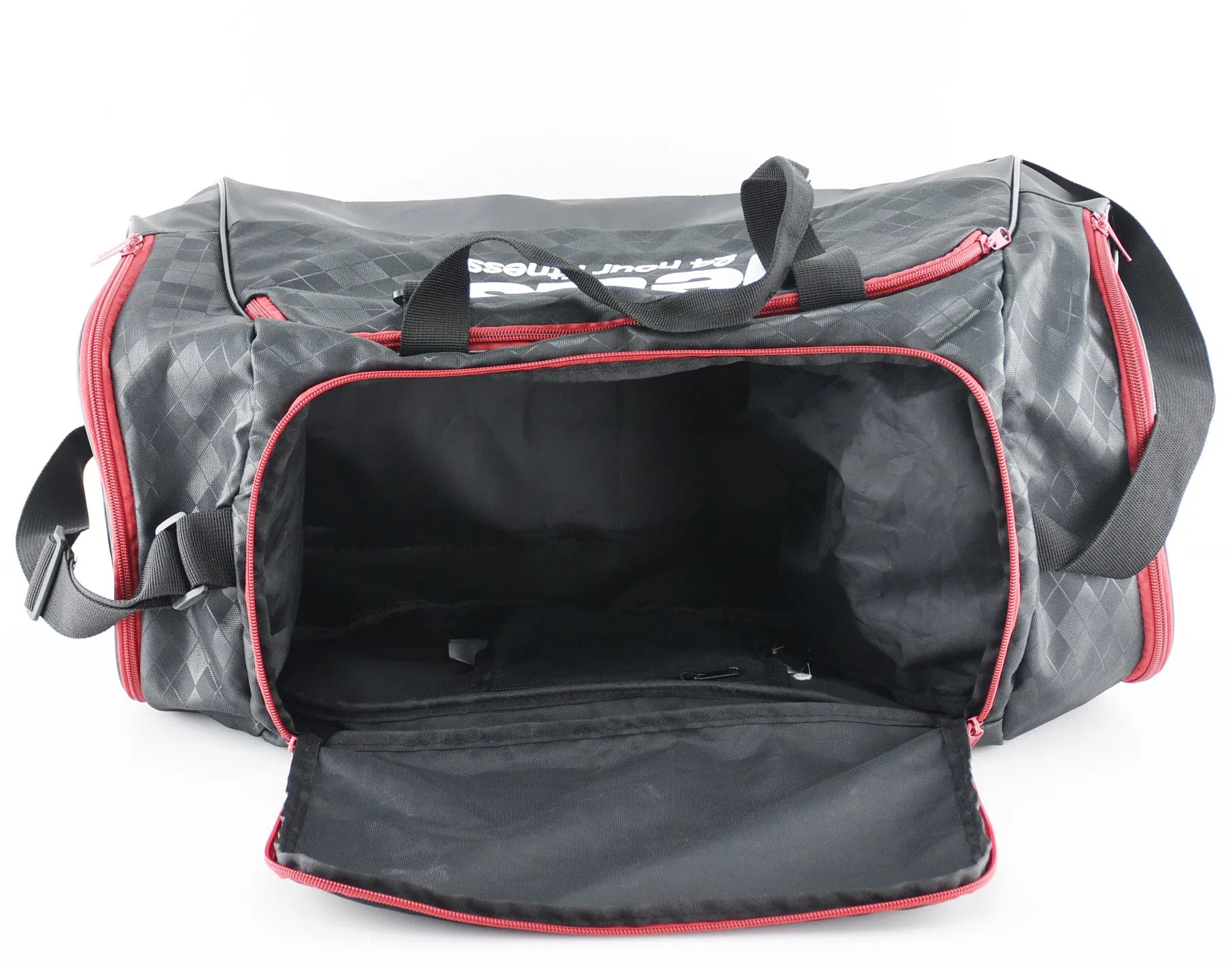Nylon Sport Gym Duffel Duffle Travel Bag with Shoes Compartment for Fitness