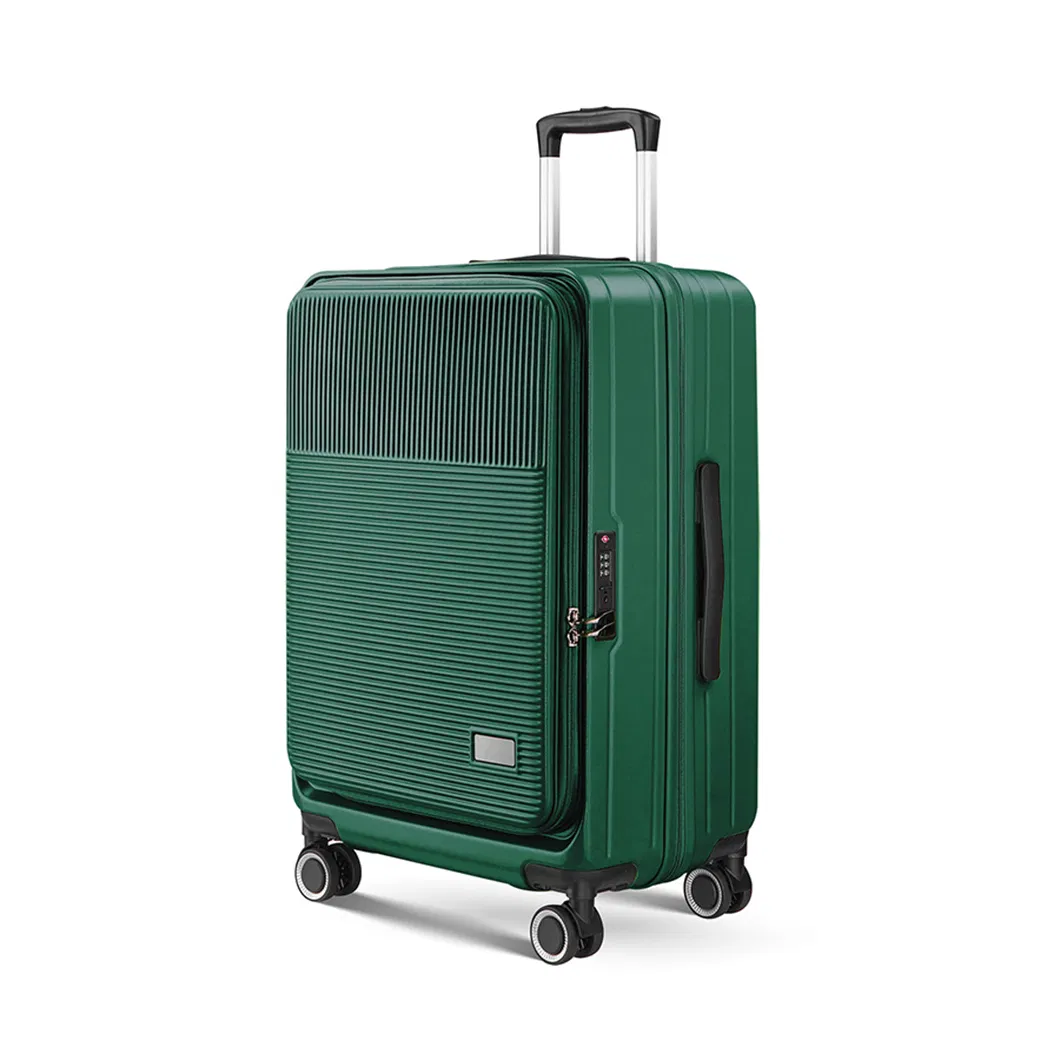 Front Opening Replica Wheeled Fashion Business Smart Luxury Hard Travel Trolley Luggage