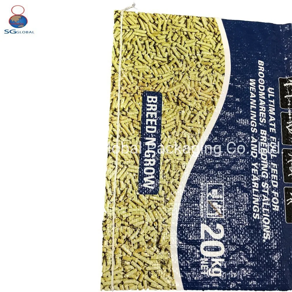 SGS Certified Supplier Eco Friendly Recycled PP Packaging Rice Price 25kg 50kg Polypropylene Woven Bag for Flour Wheat
