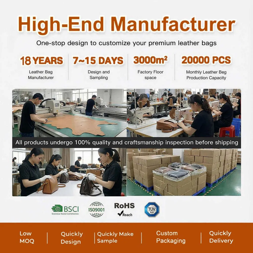 Luxurious Guangzhou Handbags Custom Replica Designer Collection for Women