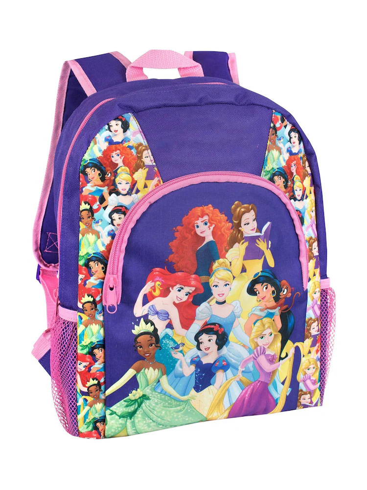 Large-Capacity Oxford Cloth School Backpack Princess Series Daily Backpack for Girls