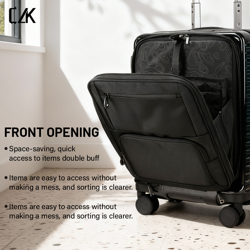 Airline Approved Cabin Bag Glossy Oxford Exterior Quick Access Front Pockets Compact Design Carry on