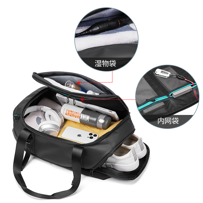 Oxford Fabric Waterproof Large Capacity Travel Bag for Unisex