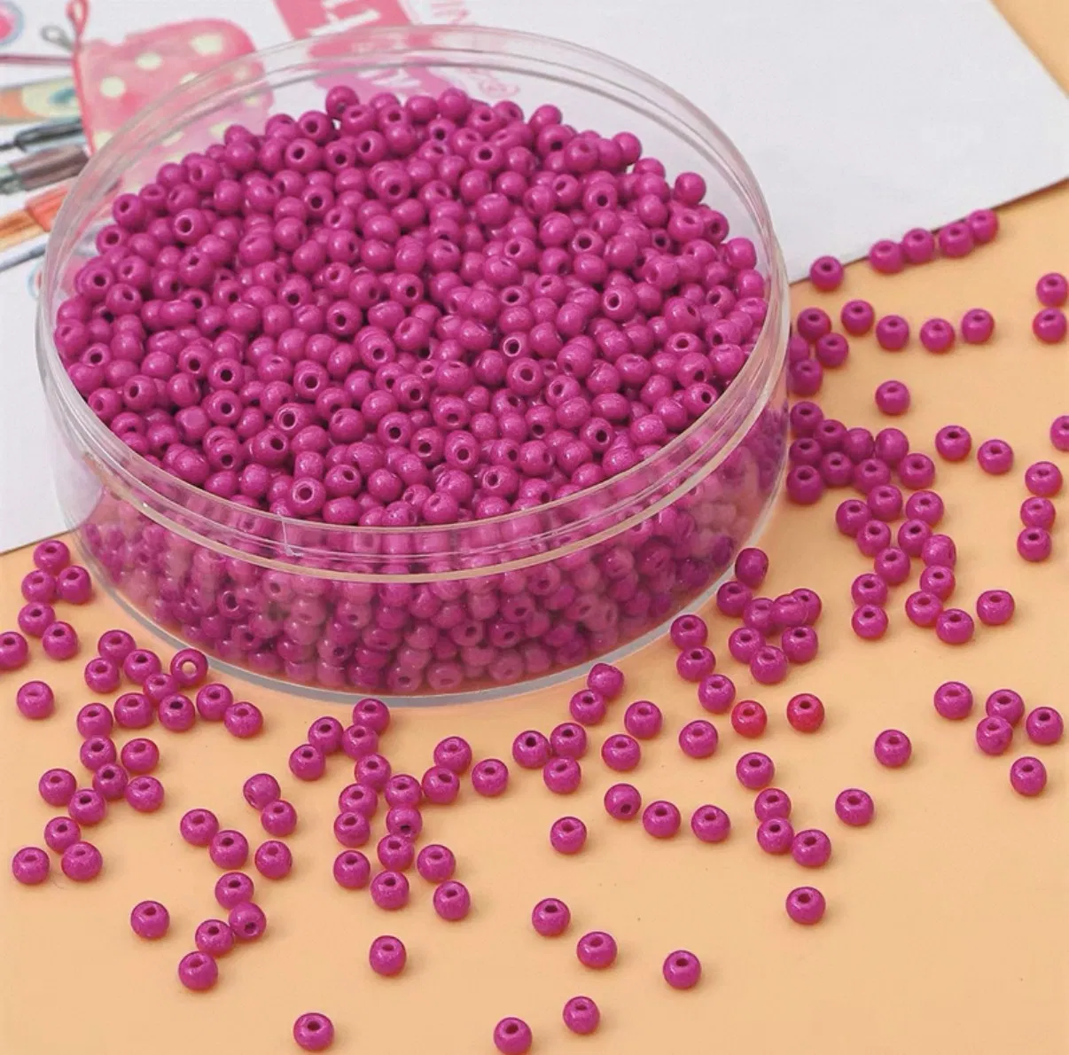 Opaque Glass Beads - Square Hole High Quality 25kg Minimum Order