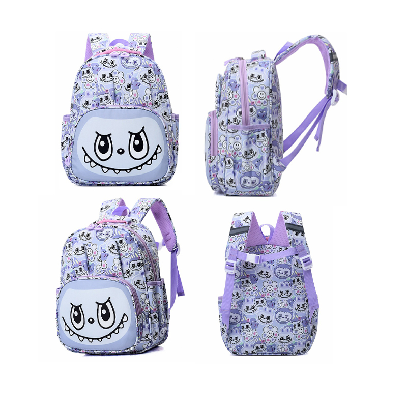 La Bu Bu Backpack for Kindergarten and Elementary School Students Large Capacity Stress Relieving Backpack with Cute Prints Student Series