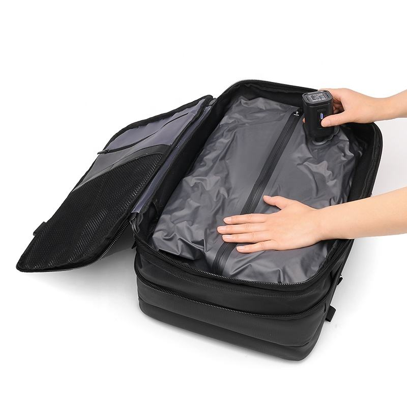 Waterproof Anti-Theft Custom Laptop Backpack, Multifunctional Travel Vacuum Compression Backpack