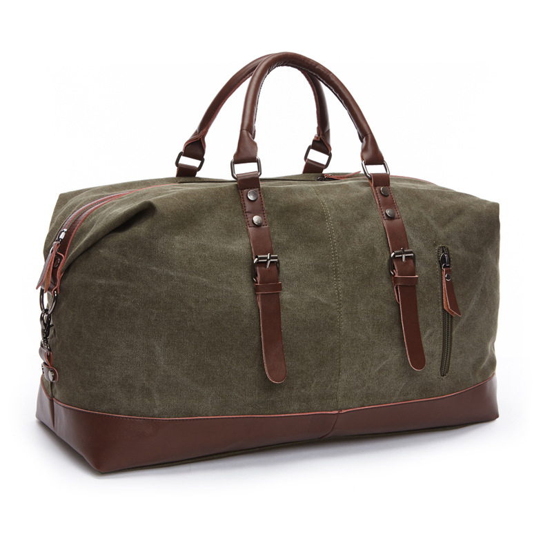 Outdoor Casual Travel Canvas Luggage Travelling Duffel Duffle Shoulder Handbag Bag
