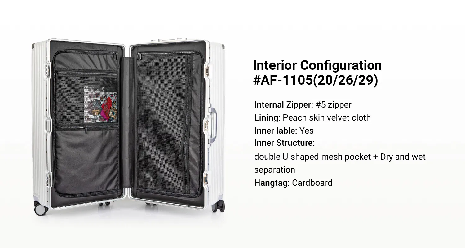 Carry on luggage detail 3