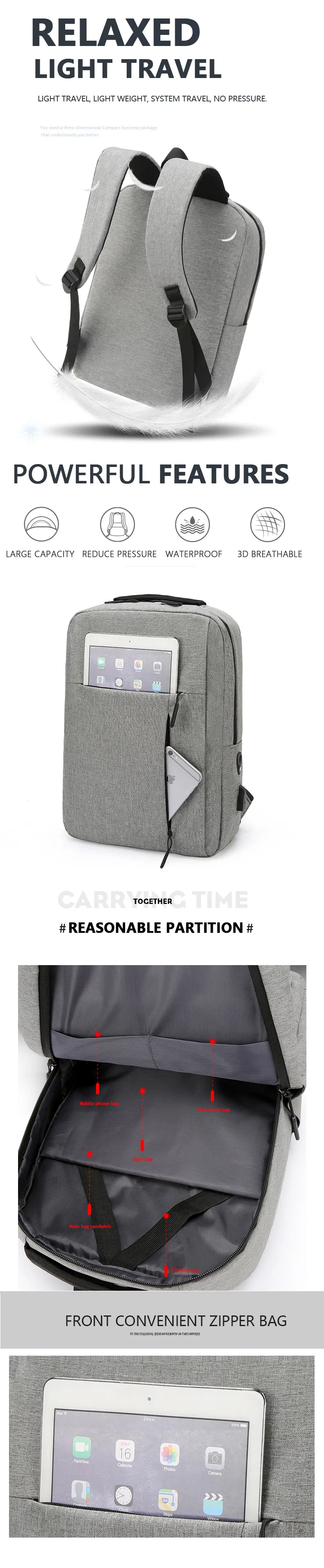 Travel Backpack Detail 2