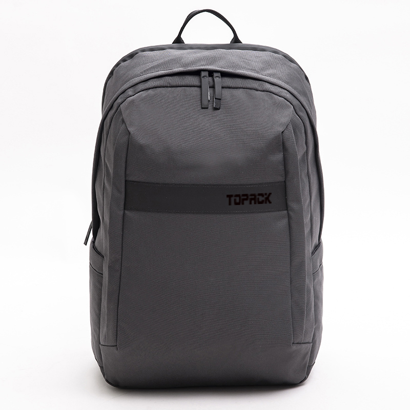 Gray Large Capacity Business Backpack Laptop Bag Simple Travel Backpack Series