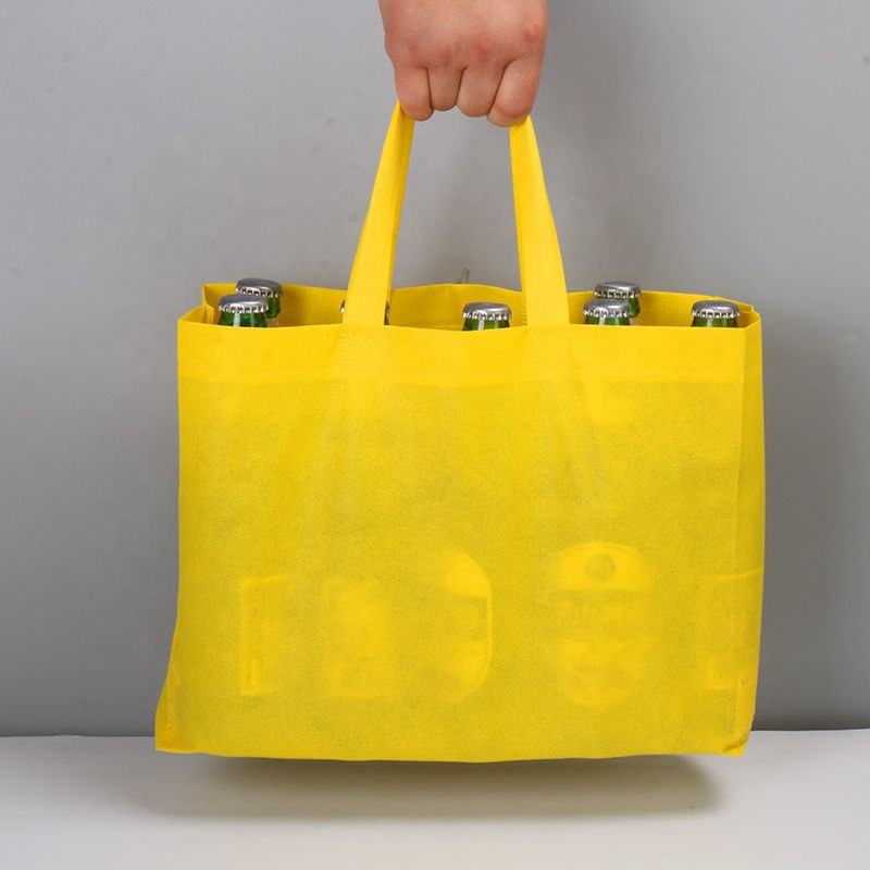 Customs Recycled Logo Printed eco friendly Tote Bag Promotional Shopping Non Woven bag shopping recyclable Non-Woven Fabric Bag