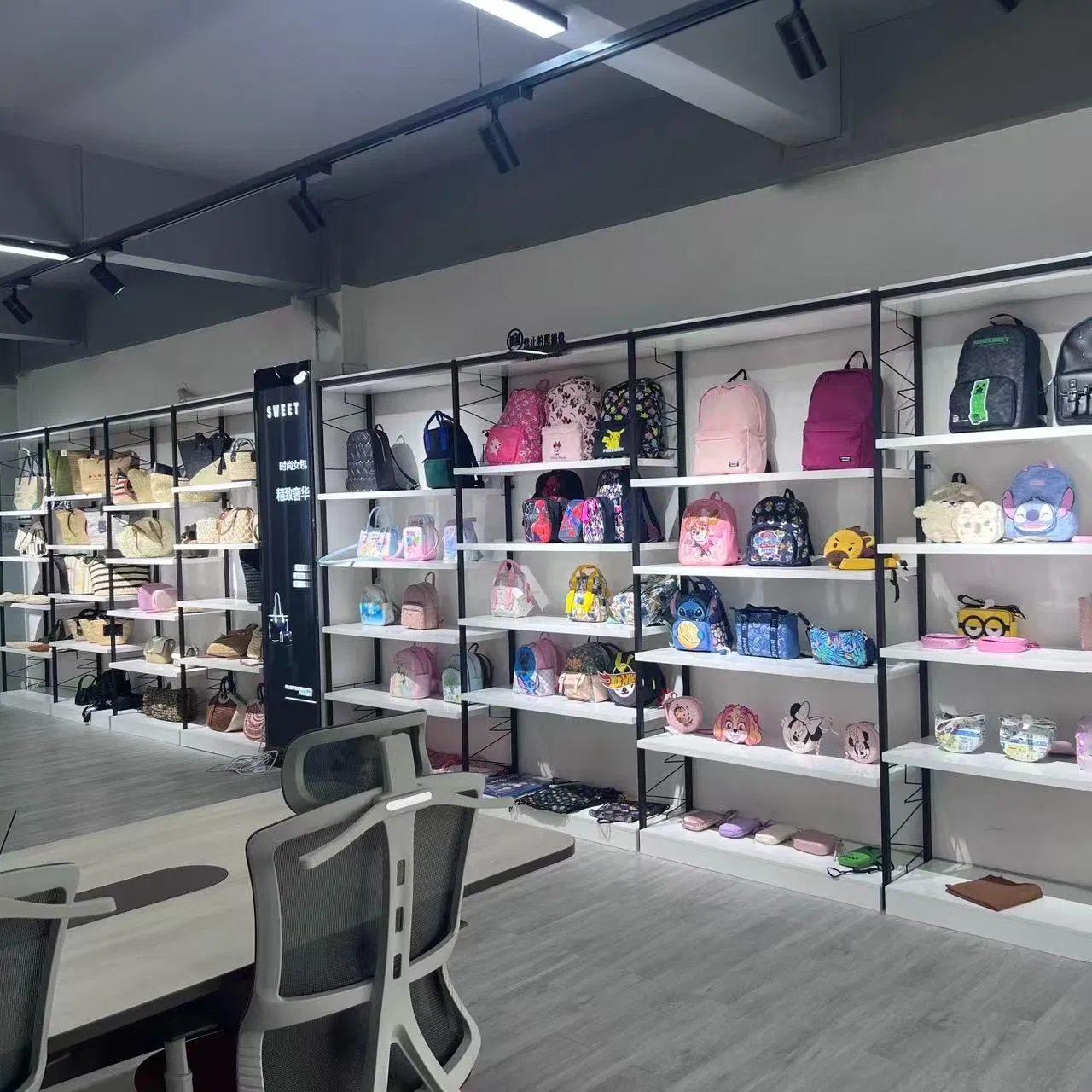 Unisex Black Handmade Woven PU Laptop Backpack Outdoor Travel Work Leisure Backpacks