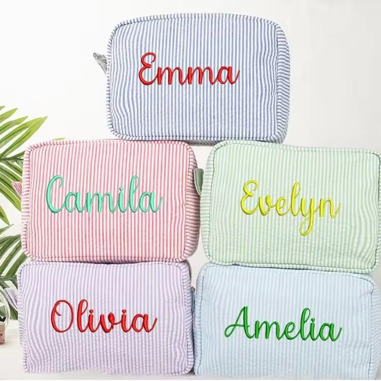 Designer 1: 1 Replica Seersucker Customised Luxury Travel Tote Overnight Bag for Girls