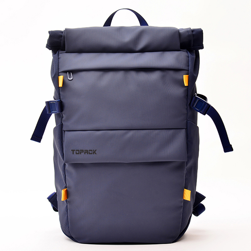 High Quality Blue Business Backpack Large Capacity Travel Backpack Simple Laptop Backpack Lightweight Multifunctional Backpack Series