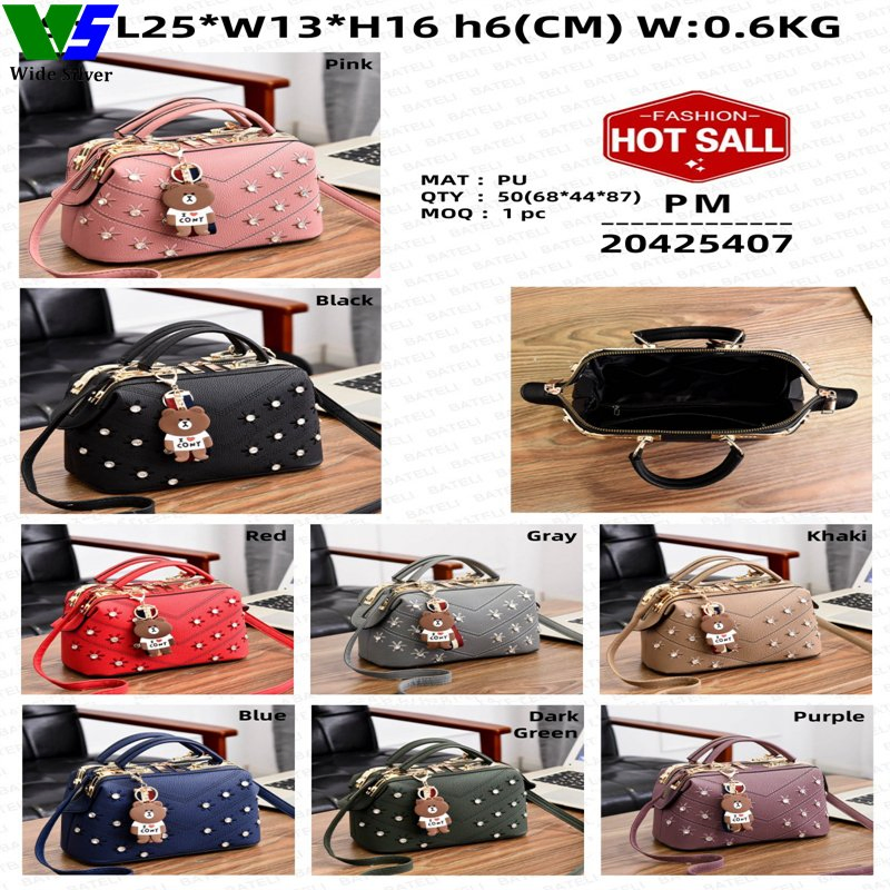 Wide Silver Special Counter Ladies Handbag Collections New Fashion 2024