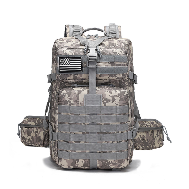 Outdoor Tactical Backpack Large Capacity Travel Backpack Waterproof Wear-Resistant Hiking Bag