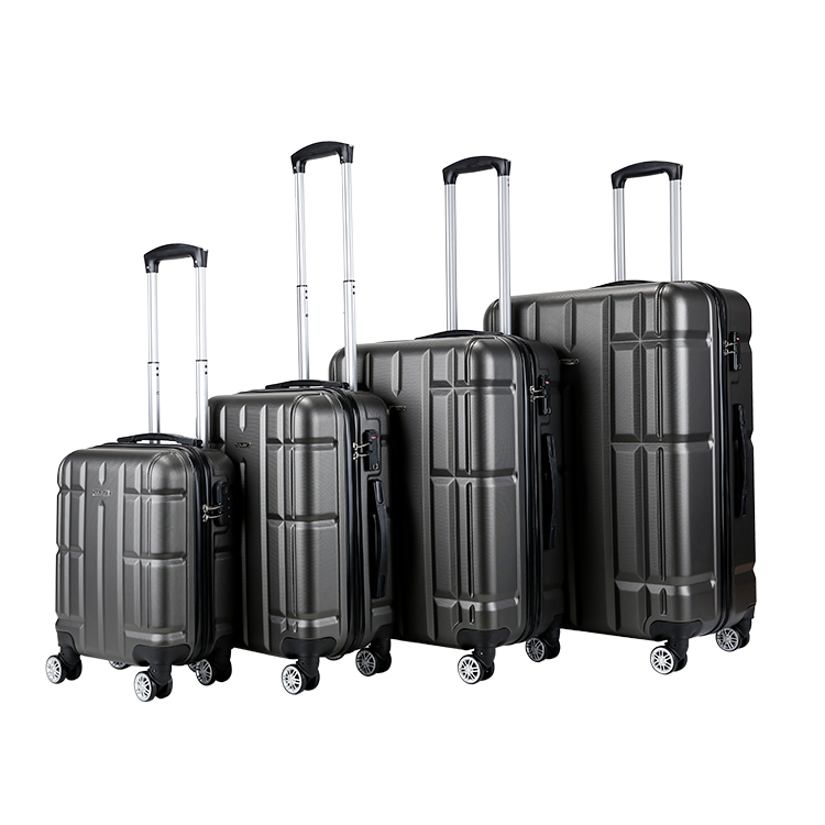 Wholesale ABS 360 Degree Carry on Trolley Travel Suitcase Sets Hard Shell Luggage Trolley Bag Sets
