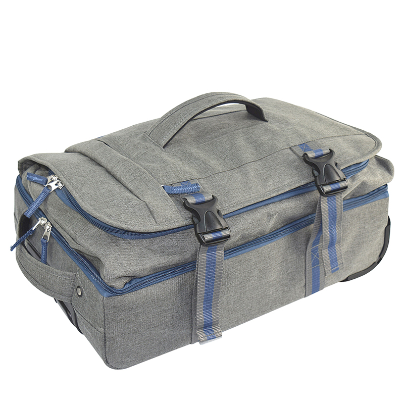 Customized Wheeled Cabin Size Duffel Carry on Luggage Travel Trolley Bag