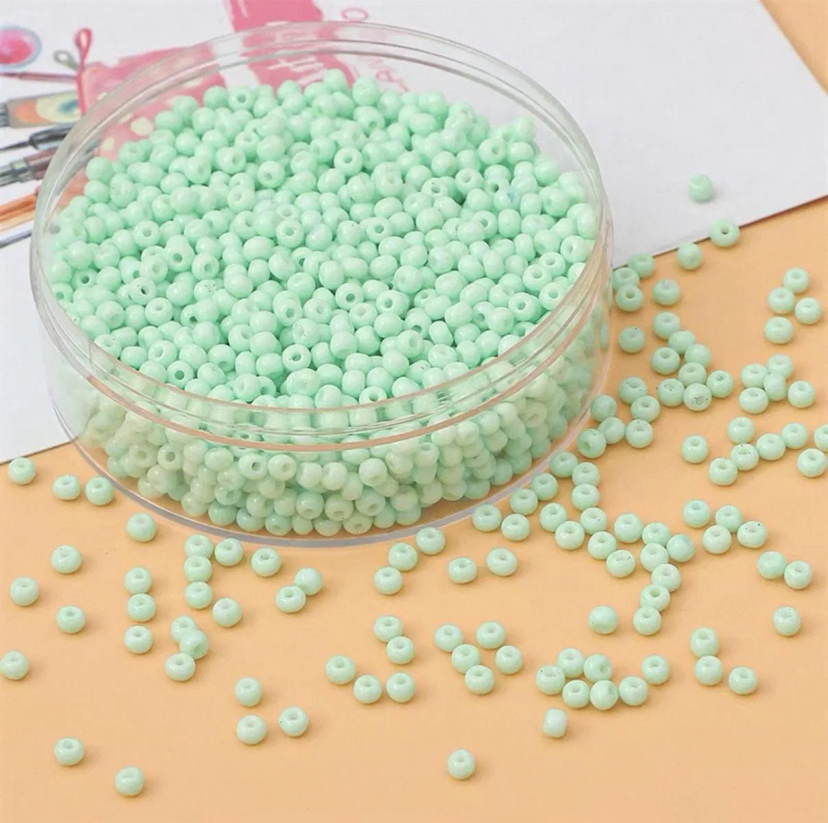 Opaque Glass Beads - Square Hole High Quality 25kg Minimum Order