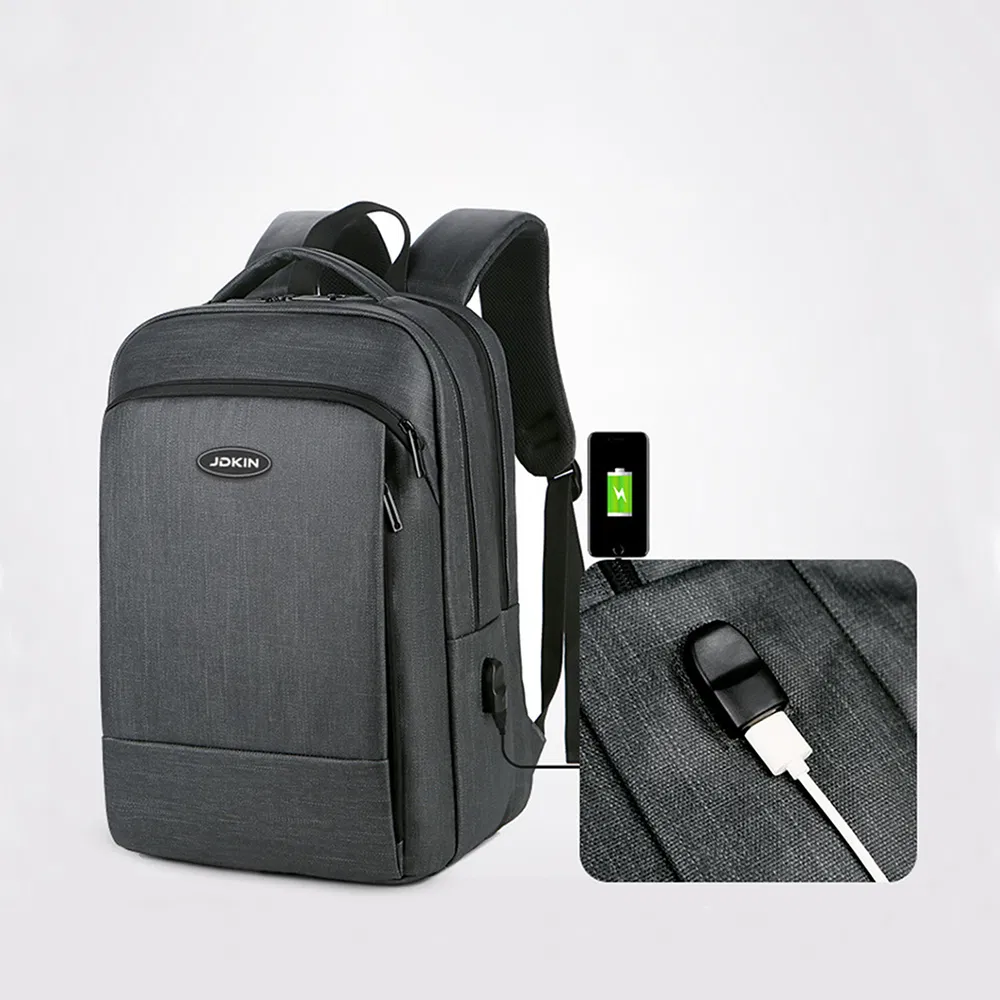 Business Smart Waterproof Laptop with USB Charging Port Travel Durable Backpack