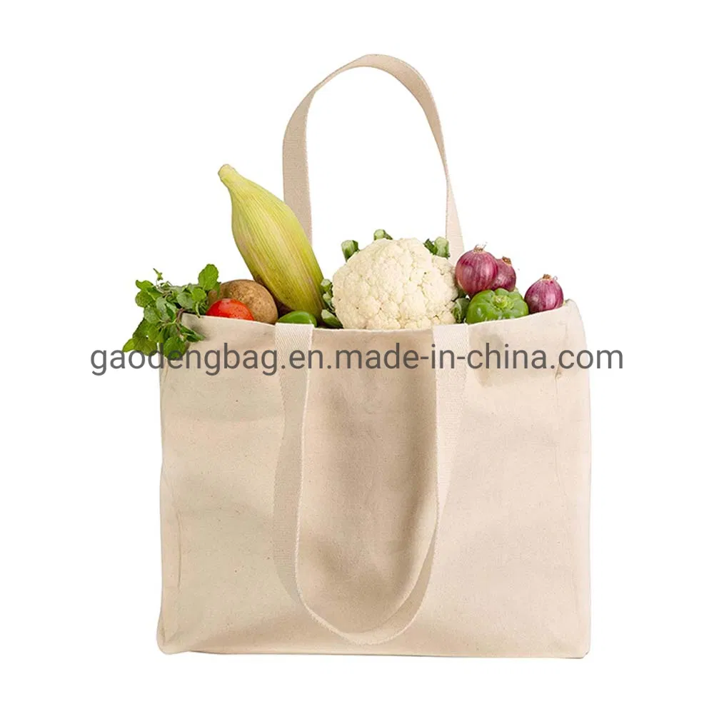 Cotton Recycled Eco-Friendly Bags Canvas Tote Bag with Handles